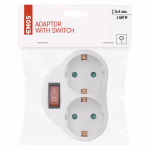 EMOS elosztó aljzat 2x + kapcsoló thumbnail 3