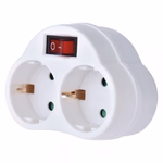 EMOS elosztó aljzat 2x + kapcsoló thumbnail 1