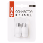 EMOS IEC csatlakozó egyenes 2db/bliszter thumbnail 1