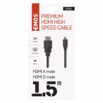 EMOS HDMI kábel 2.0 A-D dugó 1.5m thumbnail 1