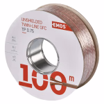 EMOS Hangfalkábel TP 0.75 áttetsző, 100 méteres kiszerelés thumbnail 1