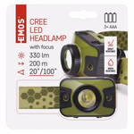 EMOS CREE LED Fejlámpa 330lm thumbnail 11
