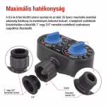 Mechanikus öntöző időzítő, 1 kimenet thumbnail 3