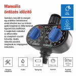 Mechanikus öntöző időzítő, 1 kimenet thumbnail 2