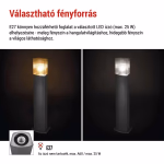 LED kerti oszloplámpa, 15,4 x 13,3 x 75 cm, 1 x E27, 25 W thumbnail 4