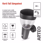 LED kerti fali lámpa, 16,4 x 12 x 29,5 cm, 1 x E27, 15 W thumbnail 3