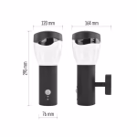 LED kerti fali lámpa, 16,4 x 12 x 29,5 cm, 1 x E27, 15 W thumbnail 2