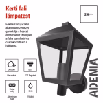 LED kerti fali lámpa, 19,8 x 15 x 27,8 cm, 1 x E27, 15 W thumbnail 3