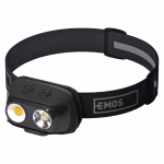 EMOS COB LED Fejlámpa tölthető, 500lm, 130m, Li-pol 1200mAh thumbnail 1