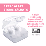 Szilikon mellbimbóvédő S/M méret,
sterilizálható tárolódobozban thumbnail 6