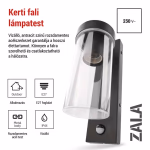 LED kerti fali lámpa szürkületérzékelővel, 12,8 x 8 x 27 cm, 1 x E27, 15 W thumbnail 3