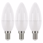 EMOS LED izzó Classic gyertya / E14 / 5 W (40 W) / 470 lm / meleg fehér. 3db/doboz thumbnail 2