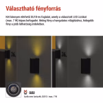 LED kerti fali lámpa, 8,8 x 6,7 x 15,3 cm, 2 x GU10, 35 W thumbnail 4