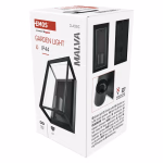 Kerti fali lámpa MALVA, 13 x 12 x 25 cm, 1 x E27, 15 W thumbnail 3