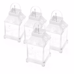 LED karácsonyi girland – fehér lámpák hópelyhekkel, hideg fehér thumbnail 2