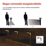 LED napelemes kerti fali lámpa VEREA szürkületérzékelővel, 10,7 x 15,4 x 50 cm thumbnail 5