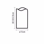 LED dekoráció – 3db viasz gyertya, 3x AAA, időzítő thumbnail 5