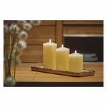 LED dekoráció – 3db viasz gyertya, 3x AAA, időzítő thumbnail 4