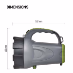 EMOS Akkumulátoros LED lámpa 300lm, 2.400 mAh thumbnail 2