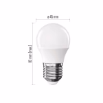EMOS LED izzó Basic Mini Globe / E27 / 5,5 W (40 W) / 470 lm / Meleg fehér thumbnail 3