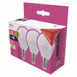 EMOS LED izzó Classic Mini Globe / E14 / 5 W (40 W) / 470 lm / meleg fehér. 3db/doboz thumbnail 1