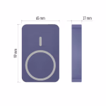 EMOS Powerbank WI 1046, 10 000 mAh, 20 W+Wireless, kék thumbnail 3