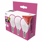 EMOS LED izzó Classic Mini Globe / E14 / 5 W (40 W) / 470 lm / természetes fehér. 3db/doboz thumbnail 1