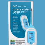 Elysium TP400 flexibilis digitális lázmérő - Pasztellkék. Ajándék 2 db Elysium tartós elemmel.