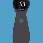 Elysium TP650 érintésmentes infravörös digitális lázmérő hordtáskával - fekete thumbnail 2