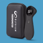 Elysium TP650 érintésmentes infravörös digitális lázmérő hordtáskával - fekete thumbnail 1