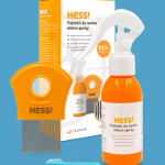 HESS! Fejtetű és serke elleni spray acél fésűvel és kefével 100 ml thumbnail 1