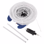 LED összeszerelhető hóember, 60 cm, beltéri, hideg fehér thumbnail 4