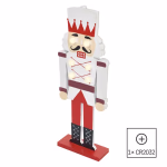 LED Diótörő katona, 29 cm, 1x CR2032, meleg fehér thumbnail 1