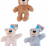 PET TOYS Kutyajáték kötél Teddy bear 3 féle 27x24x9cm