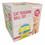 PET TOYS Macska nyomkövető labdajáték 12x13x15cm