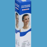 Szemüveggel egybeépített arcvédő pajzs - víztiszta thumbnail 2