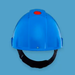 3M™ G3000CUV-BB csatos, ventilált kék védősisak műanyag izzadságszívó betéttel - kék thumbnail 2