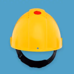 3M™ G3000CUV-GU csatos, ventilált sárga védősisak műanyag izzadságszívó betéttel - sárga thumbnail 2