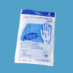 Sempervelvet vegyszerálló védőkesztyű - púdermentes - kék - latex - M