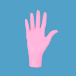 Mercator Nitrylex pink 100-as nitril kesztyű XS méret thumbnail 2