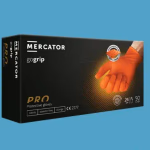 Mercator gogrip prémium munkavédelmi kesztyű - púdermentes - narancs - nitril - S 50 db thumbnail 1
