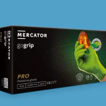 Mercator gogrip prémium munkavédelmi kesztyű - púdermentes - zöld - nitril - XXL 50 db thumbnail 1