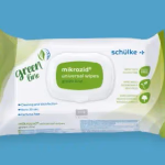 Schülke mikrozid universal wipes green line törlőkendő 114 lap
