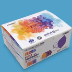 Jiada FFP2 lila maszk, 20 db, hőnyomott, CE0370 thumbnail 1