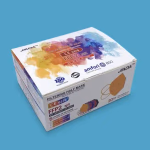 Jiada FFP2 sárga maszk, 20 db, hőnyomott, CE0370 thumbnail 1