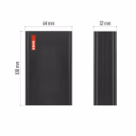 EMOS Powerbank NTBF20, 20 000 mAh, 65 W PD, fekete thumbnail 3