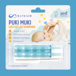 Elysium Puki Muki - szélcső csecsemőknek (2 db szélcsővel és 1 db tisztítókefével)