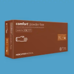 Latex púdermentes kesztyű Mercator/Comfort 100/doboz S méret