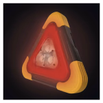 EMOS LED figyelmeztető háromszög, tölthető, COB LED + piros LED thumbnail 5