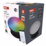 GoSmart LED hangulatlámpa, fekete, meleg fehér–hideg fehér/ RGB, WiFi thumbnail 3